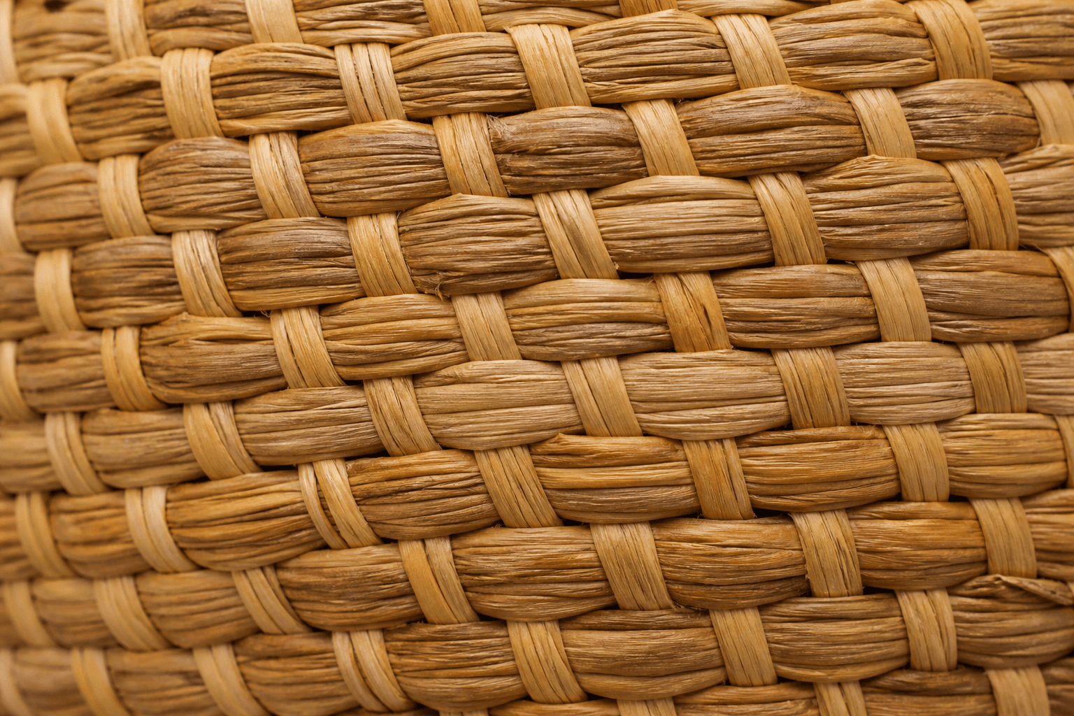 Elephant grass basket weave close-up