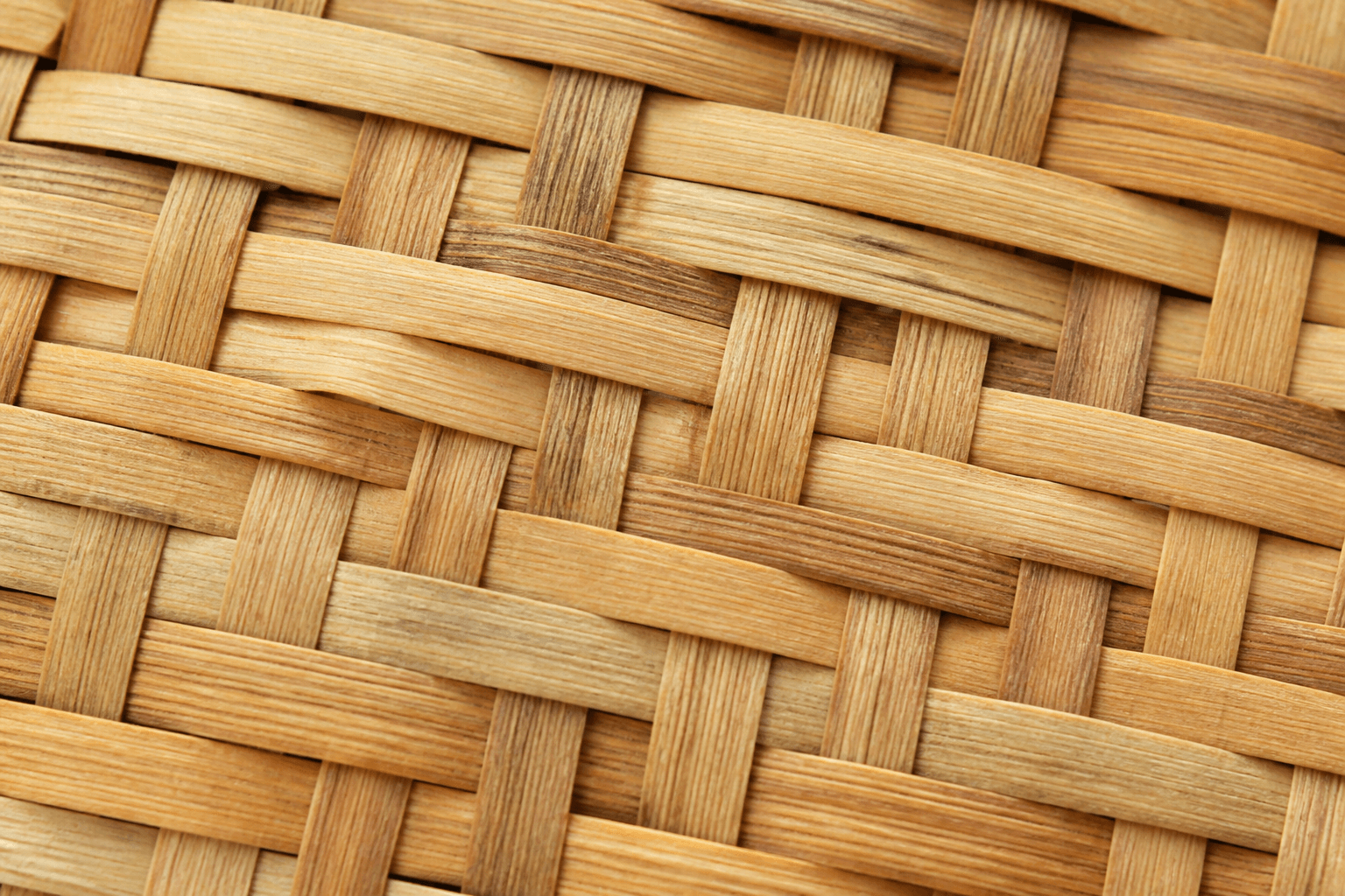 Palm leaf weave close-up