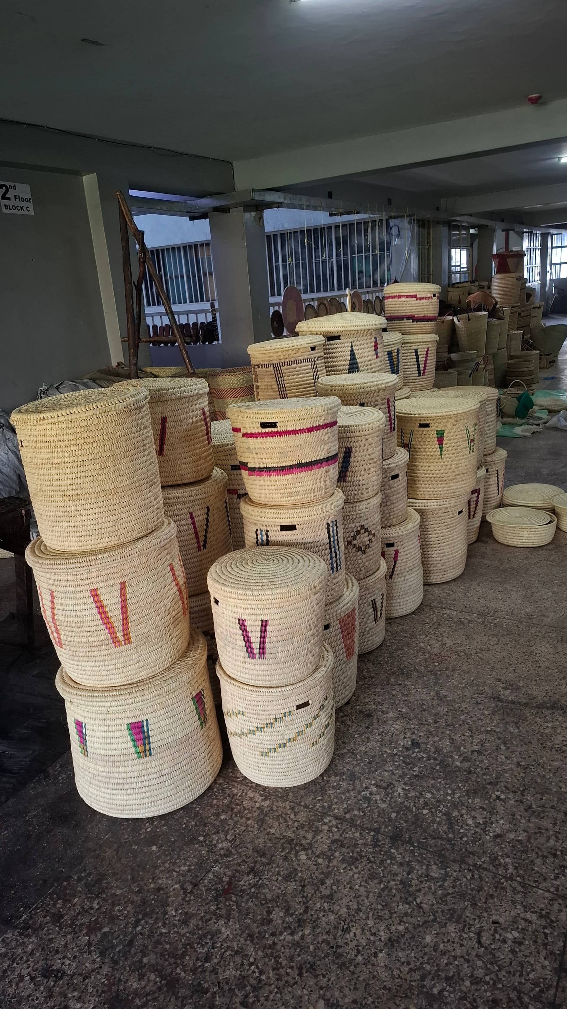 Palm baskets