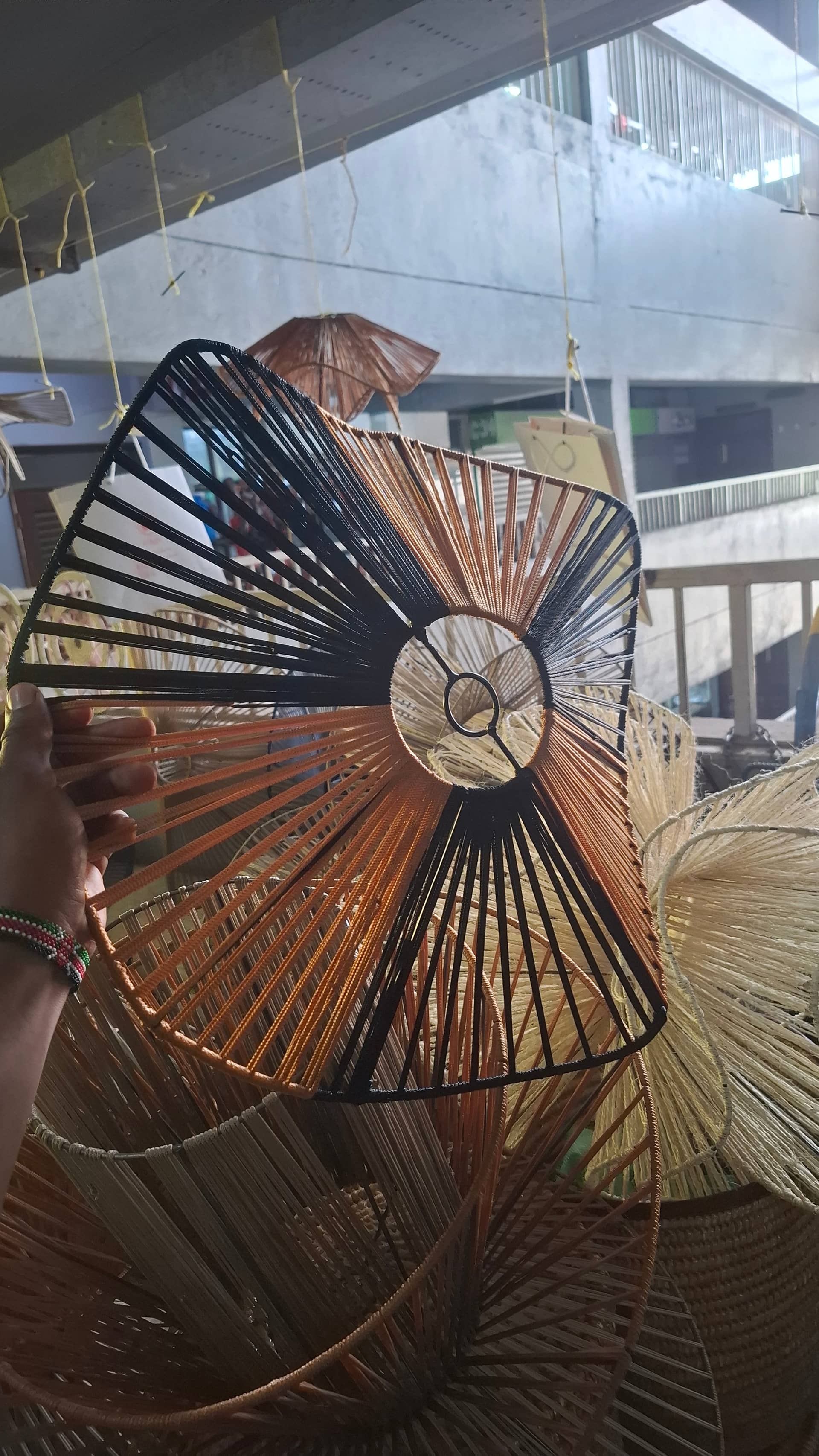 1 layered leaf lampshade
