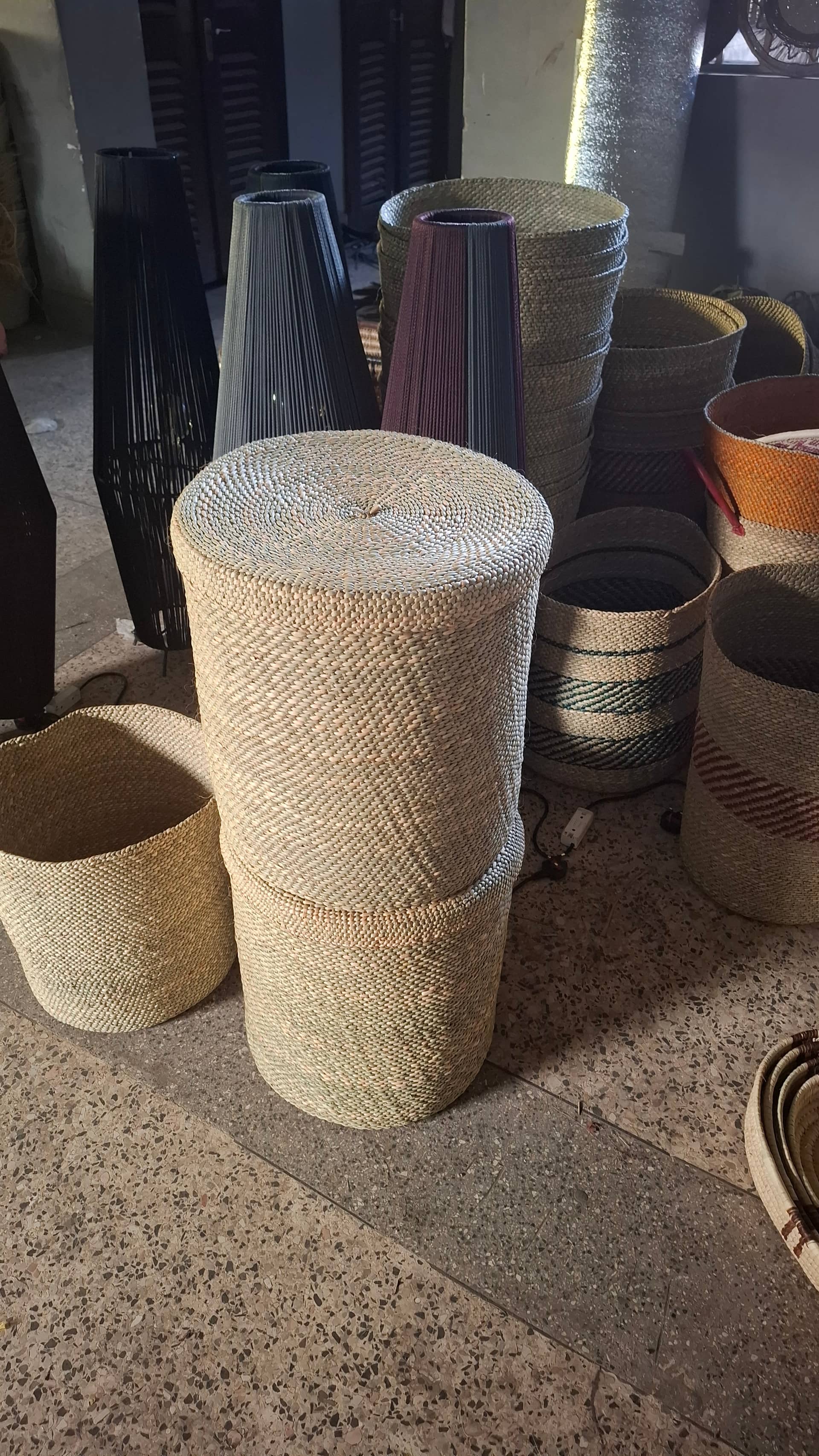 17 inch Iringa basket with lid