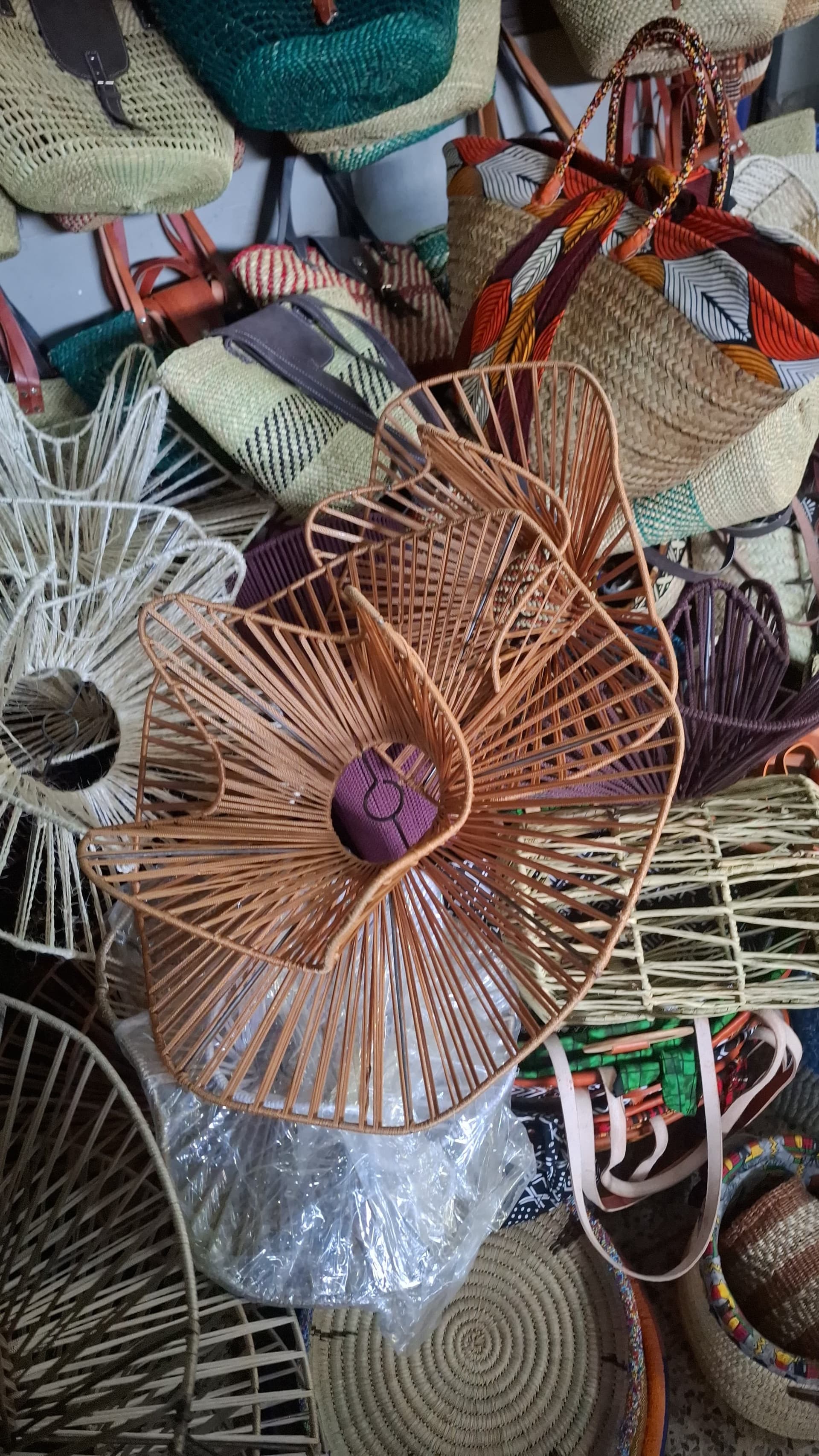 Double layered lampshade