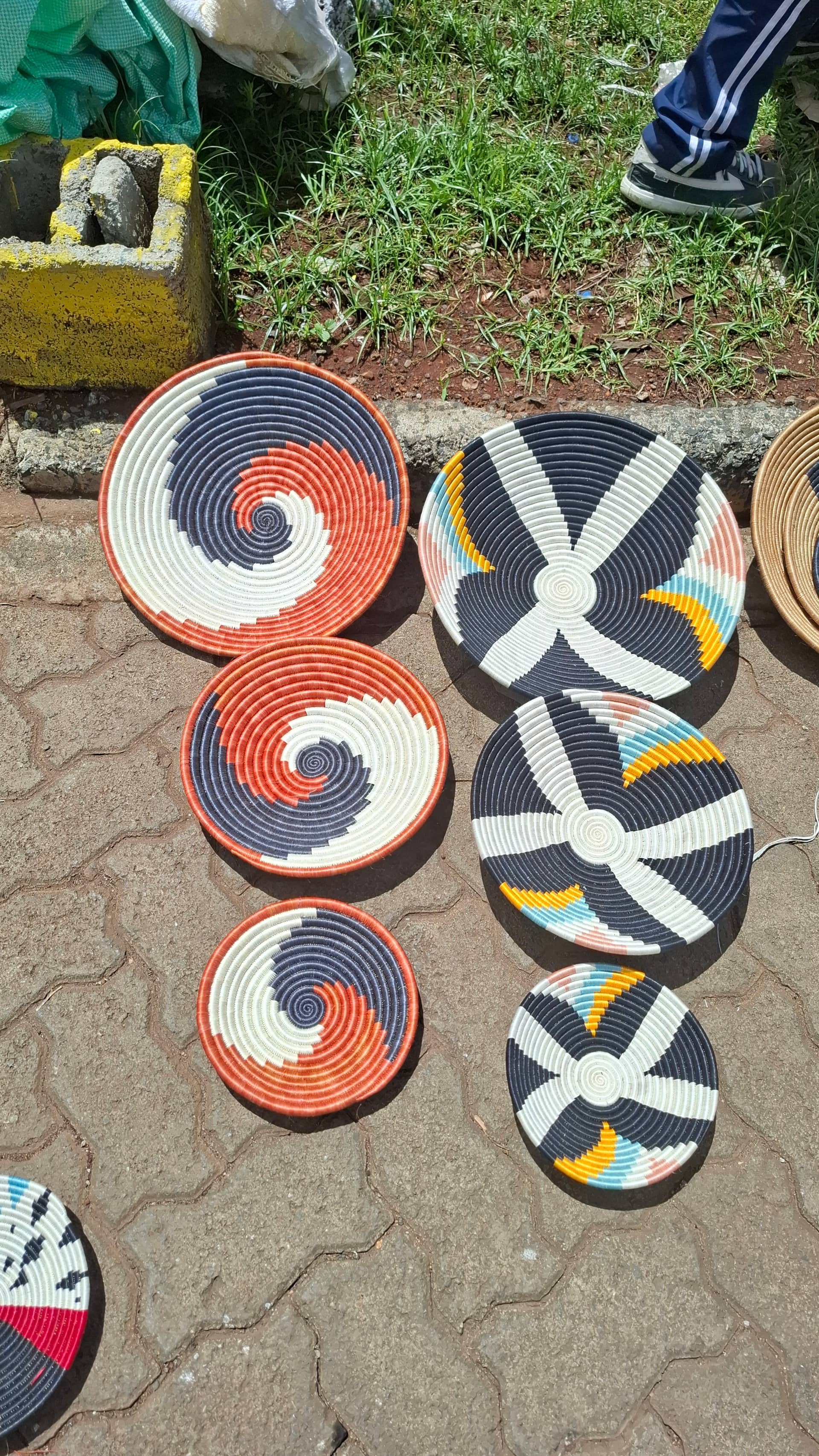 Rwandese deco pieces