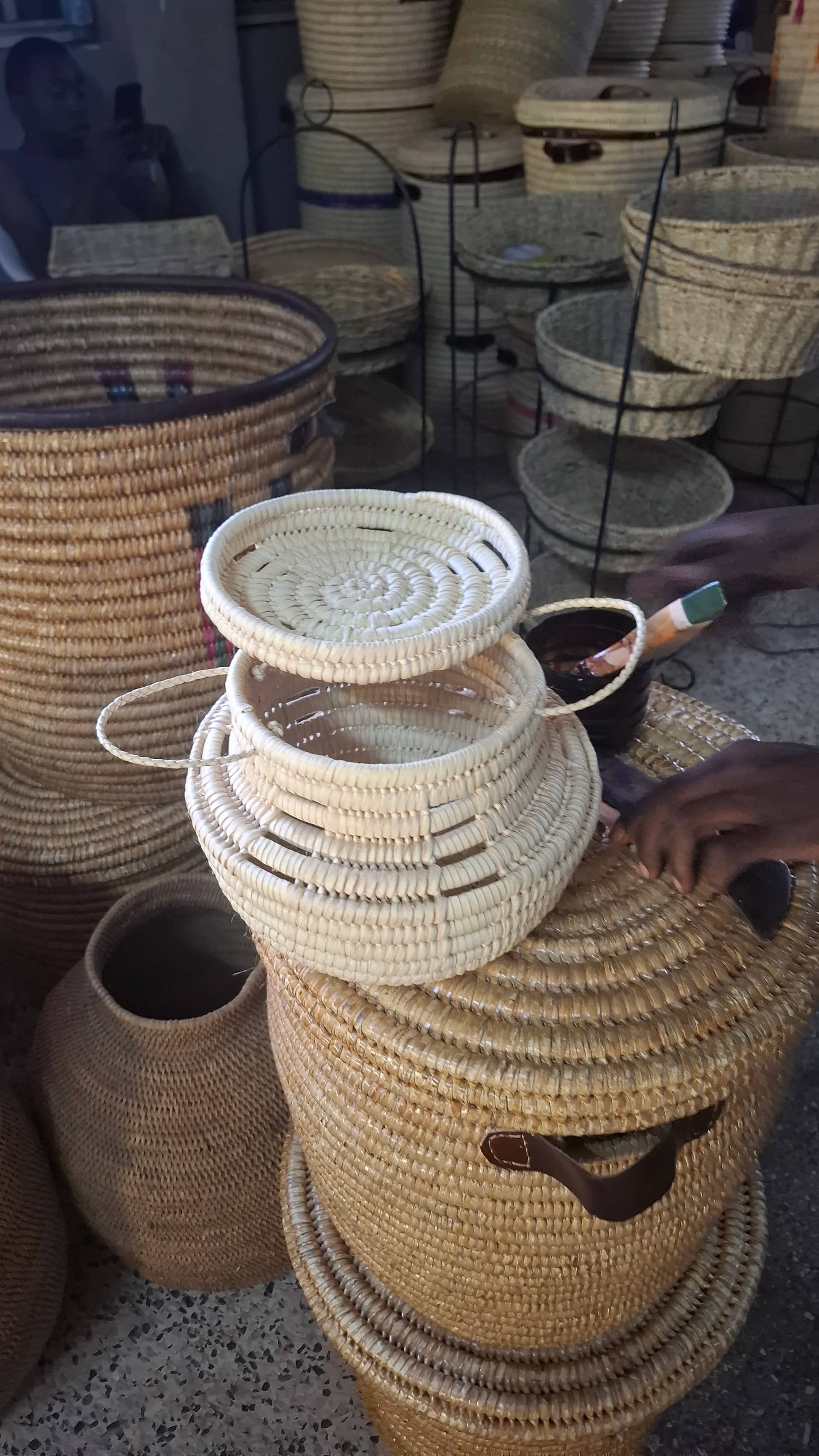 Palm gift basket